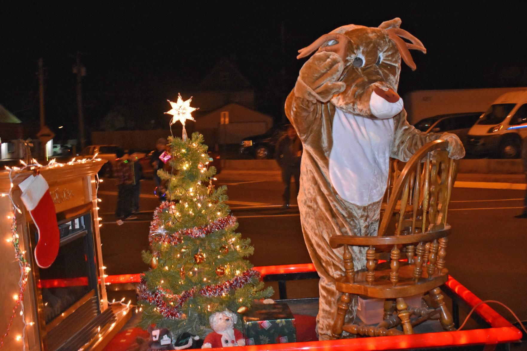 Parade hospitable reindeer